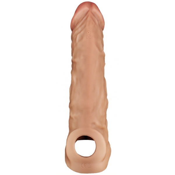 Licht vibrerende penis sleeve 15 x 4.2cm