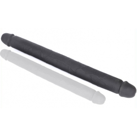 Silicone Double Ended Dildo M BLACK