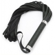 Suede Leather Flogger Noir