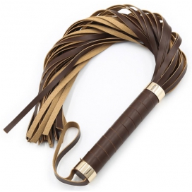 Suede Leather Flogger Brown