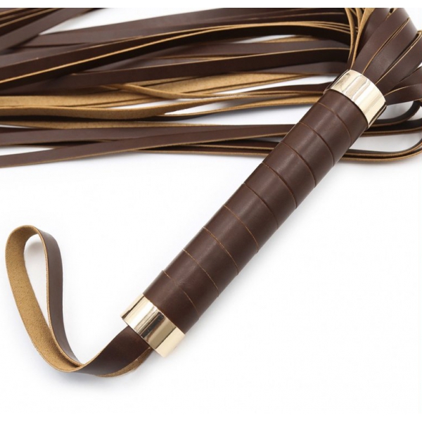 Suede Leather Flogger Brown