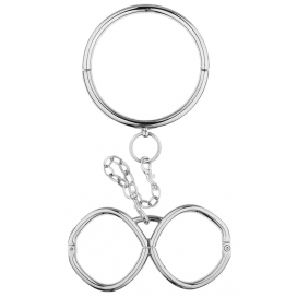 KINKgear Hindra metal necklace and handcuffs