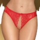 NAUGHTY VALENTINE Red open panties