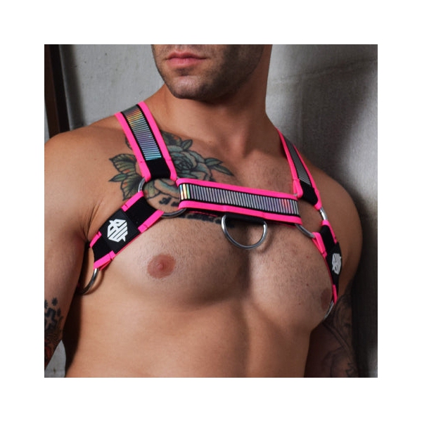 Reflector Neon Roze Harnas