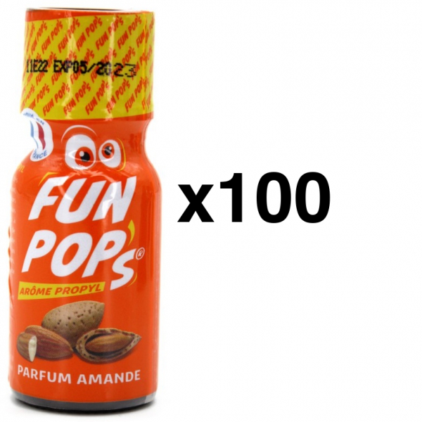 FUN POP'S Fragrância de Amêndoa Propil 15ml x100