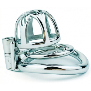 CockLock Metal chastity cage Trig Cage 4 x 3.5cm