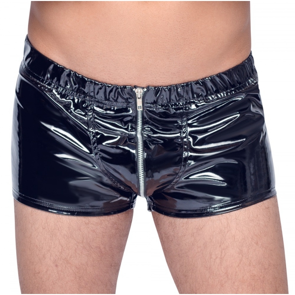 Boxershort VINYL ZIP Zwart