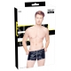 Boxershort VINYL ZIP Zwart