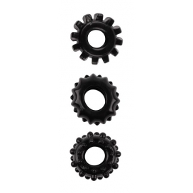 GK Power Set di 3 molle per Cockring Gear Up Nero