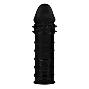 Superme Funda para el Pene Extra Textura 16 x 4,5cm Negra