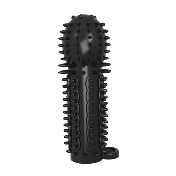 Nubby penis sleeve 14.5 x 4.8cm Black