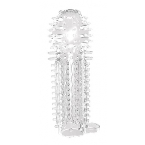 Superme Nubby penis sheath 14.5 x 4.8cm Transparent