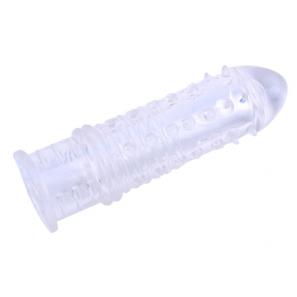 Swirls penis sheath 16 x 4cm Transparent