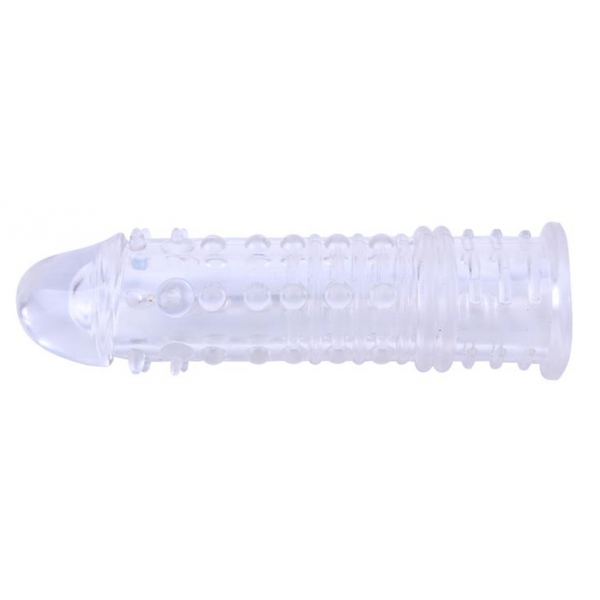 Swirls penis sheath 16 x 4cm Transparent