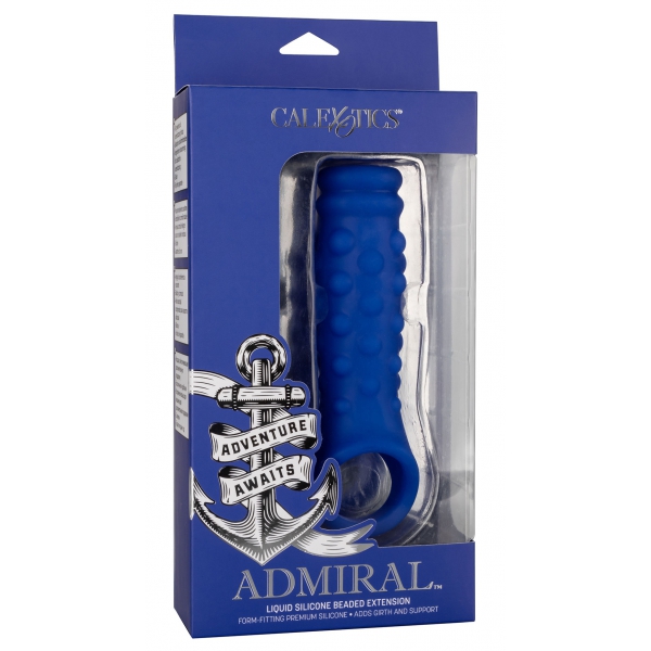 Funda para el pene Admiral con cuentas 10.5 x 4.5cm