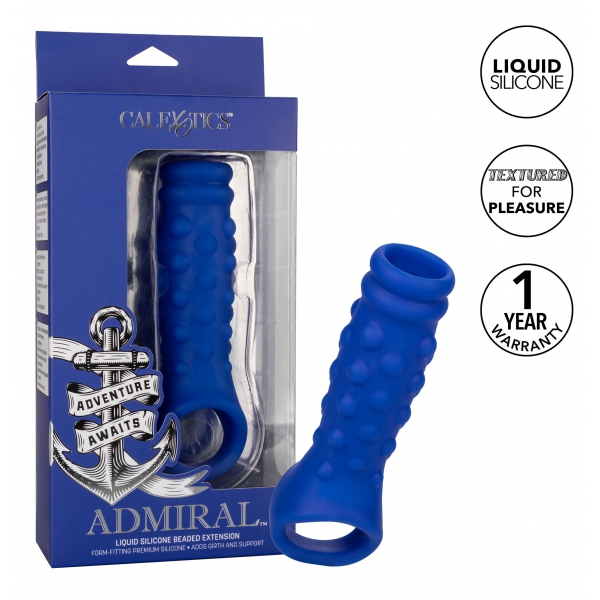 Funda para el pene Admiral con cuentas 10.5 x 4.5cm