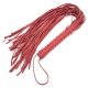 Prop Show Scatter Whip - Real Leather RED