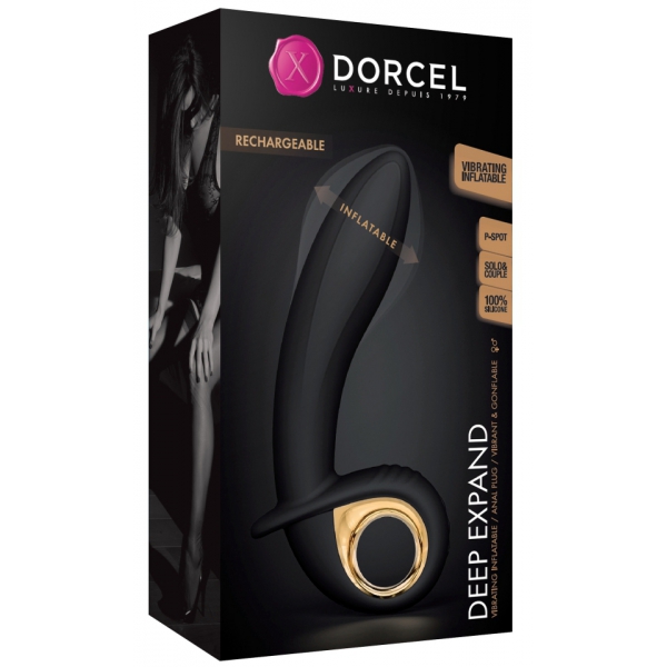 Dorcel diepvullende vibrerende opblaasbare plug 11,5 x 4,8cm