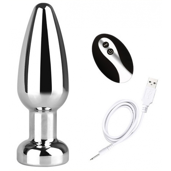 Vibe Wire Tapón vibrador de metal 10 x 3,7cm