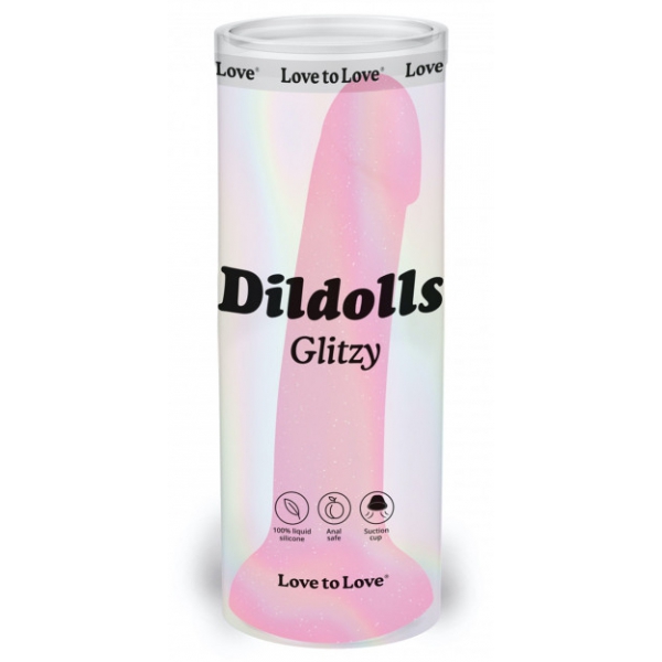 Dildolls Glitzy Dildo 16 x 3.6cm