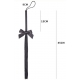 Sm Bow Satin Swift 45cm