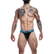 Rugby Jockstrap Zwart-Blauw