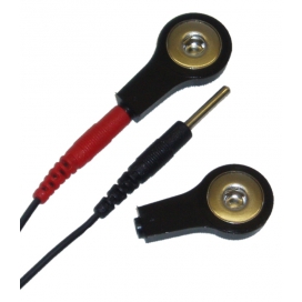 Adaptadores de botón de presión ElectraStim de 2 mm