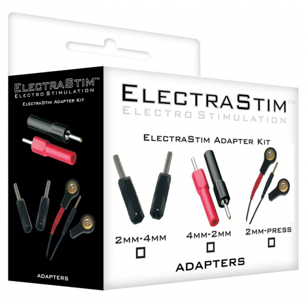 Adaptadores de botón de presión ElectraStim de 2 mm