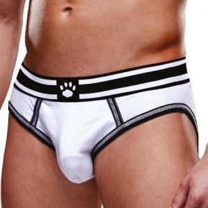 Prowler Underwear Bottomless OPEN BRIEF Prowler Weiß-Schwarz