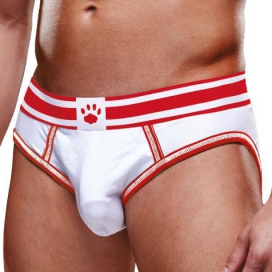 Prowler Underwear Prowler Open Briefs - White/Red