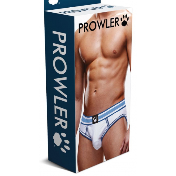 Prowler Open Briefs - White/Blue