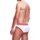 BRIEF Prowler Briefs Blanco-Rojo