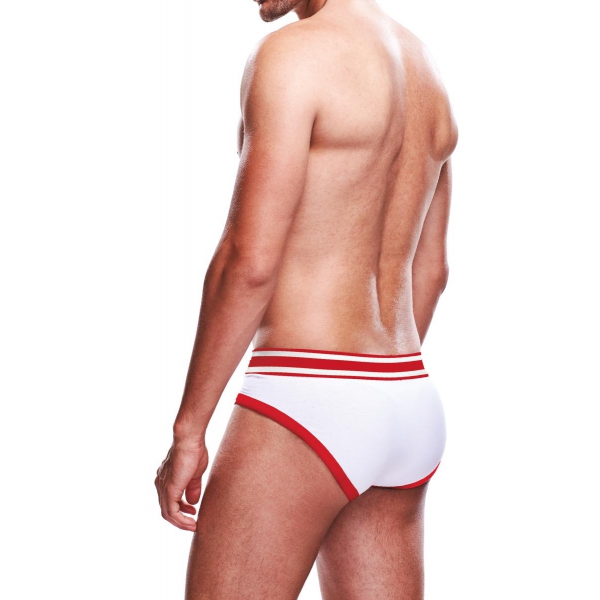 BRIEF Prowler Briefs Blanco-Rojo