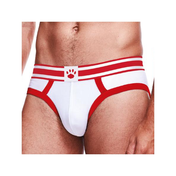 BRIEF Prowler Slip Wit-Rood