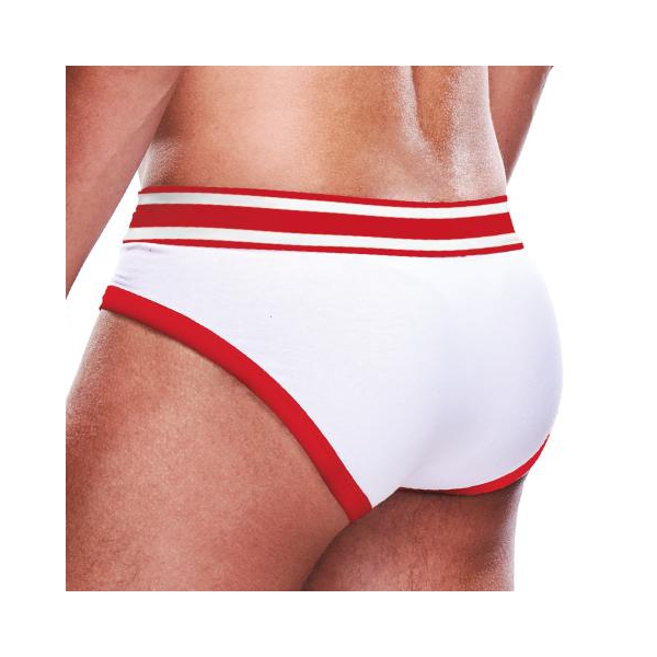 BRIEF Prowler Slip Wit-Rood