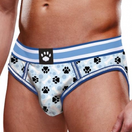 Prowler Underwear Bottomless Puppy Open Brief Prowler Lichtblauw