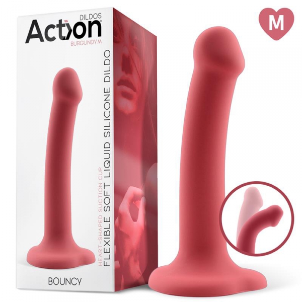 Silicone dildo Bouncy M 16 x 3.7cm