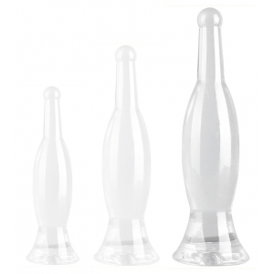 ClearlyHorny Transparent Bottle Plug L 26 x 6.5cm