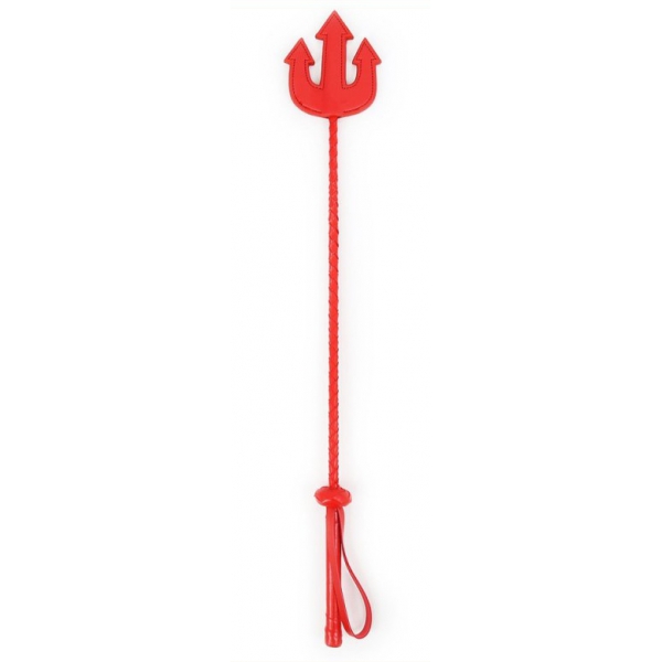 Dominatrix Knot Riding Crop RED