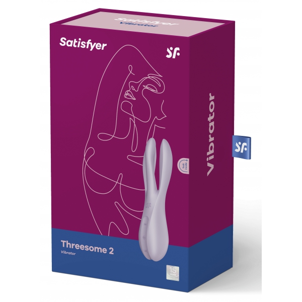 Trío 2 Satisfyer Estimulador Vibratorio de Clítoris Violeta