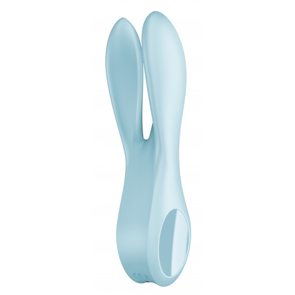 Stimolatore clitorideo vibrante Threesome 1 Satisfyer Blu