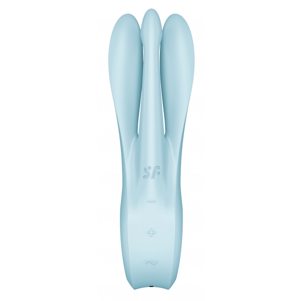 Threesome 1 Satisfyer Vibrating Clitoris Stimulator Blue