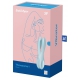 Stimolatore clitorideo vibrante Threesome 1 Satisfyer Blu