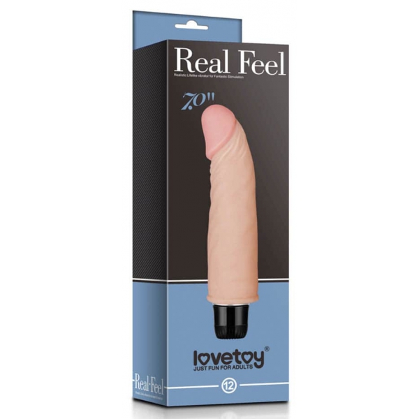 Consolador vibrador Real Feel 14 x 3,7cm