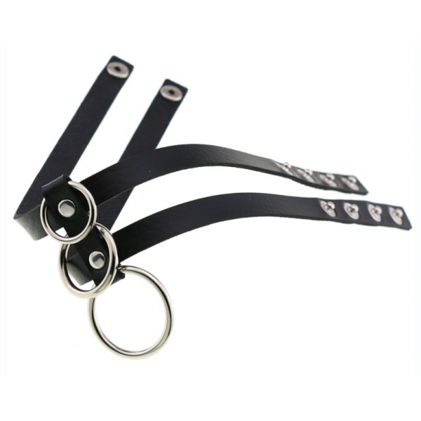 Double Row 3 O-ring Collar BLACK