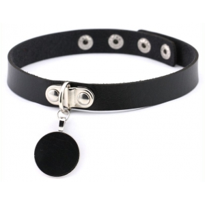 Joy Jewels Round Moon Neckholder Schwarz