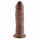 Dildo King Cock 22 x 5.3 cm marrone