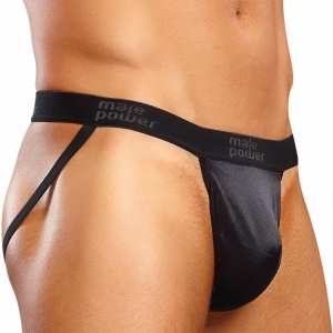 male power Jockstrap Satin Up Schwarz