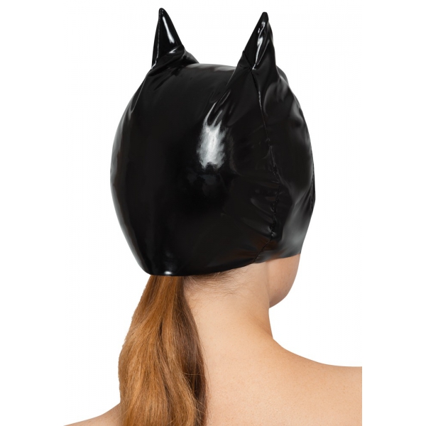 Vinyl-Katzenmaske Cat Mask Schwarz