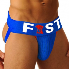 Jockstrap Fist Logo Blauw